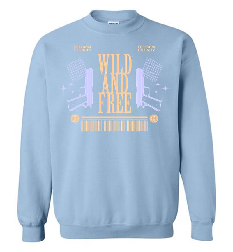 Inktee Store - Wild And Free Sweatshirt Image