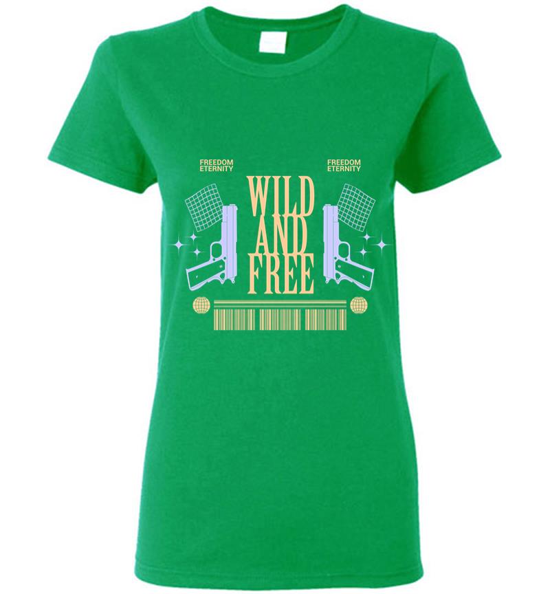 Inktee Store - Wild And Free Women T-Shirt Image