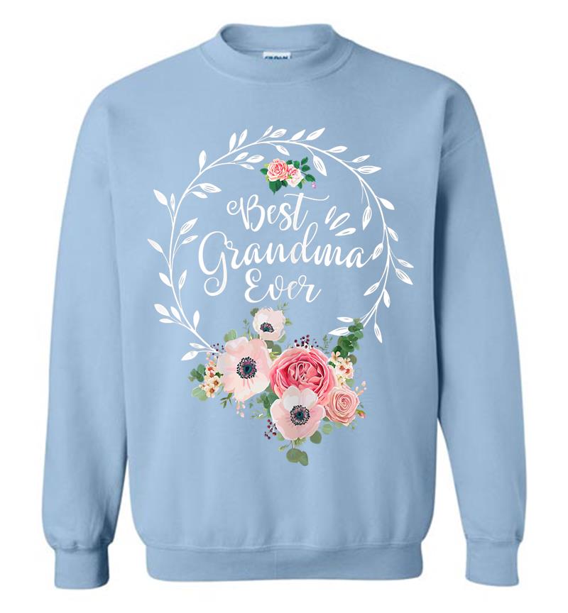 Inktee Store - Womens Best Grandma Ever Mother'S Day Gift Grandma Sweatshirt Image