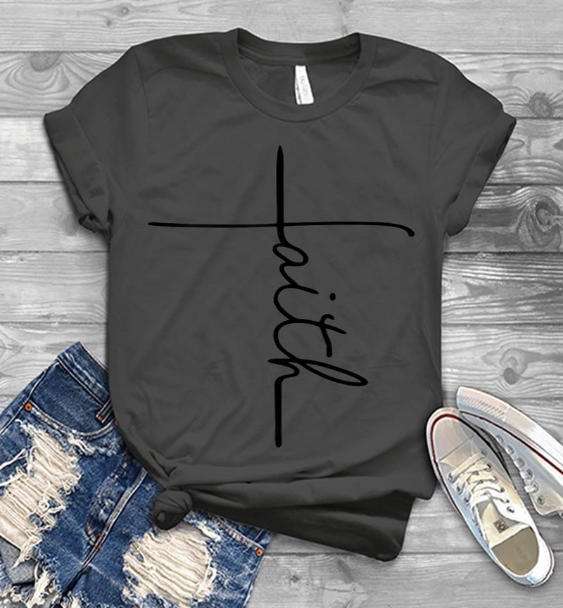 Inktee Store - Womens Christian Faith Bible Verse Mens T-Shirt Image