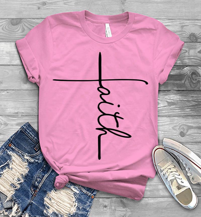 Inktee Store - Womens Christian Faith Bible Verse Mens T-Shirt Image
