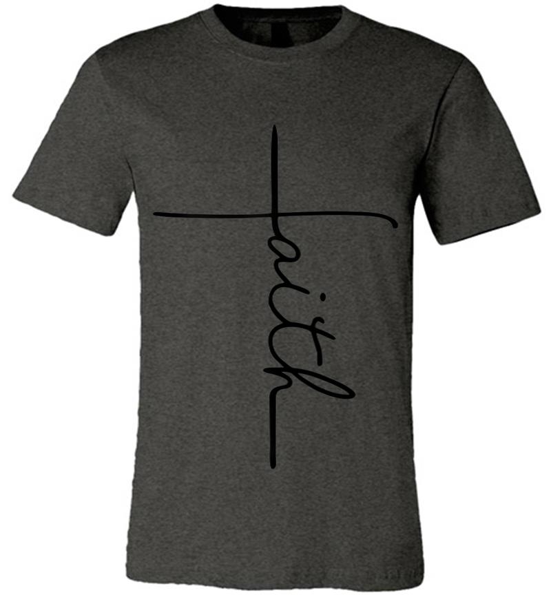 Inktee Store - Womens Christian Faith Bible Verse Premium T-Shirt Image