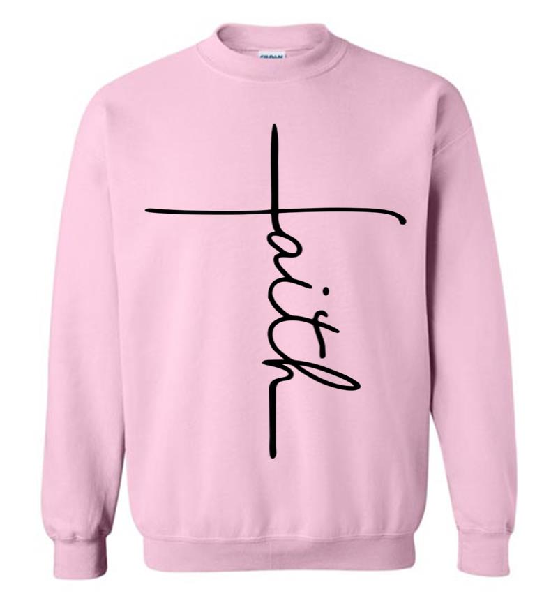 Inktee Store - Womens Christian Faith Bible Verse Sweatshirt Image