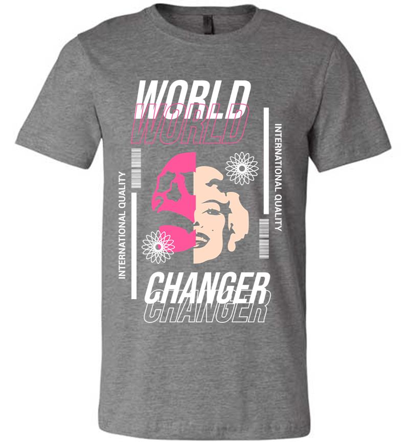 Inktee Store - World Changer Premium T-Shirt Image