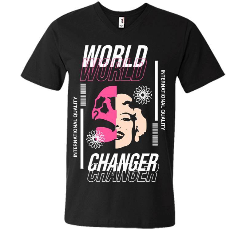 World Changer V-neck T-shirt