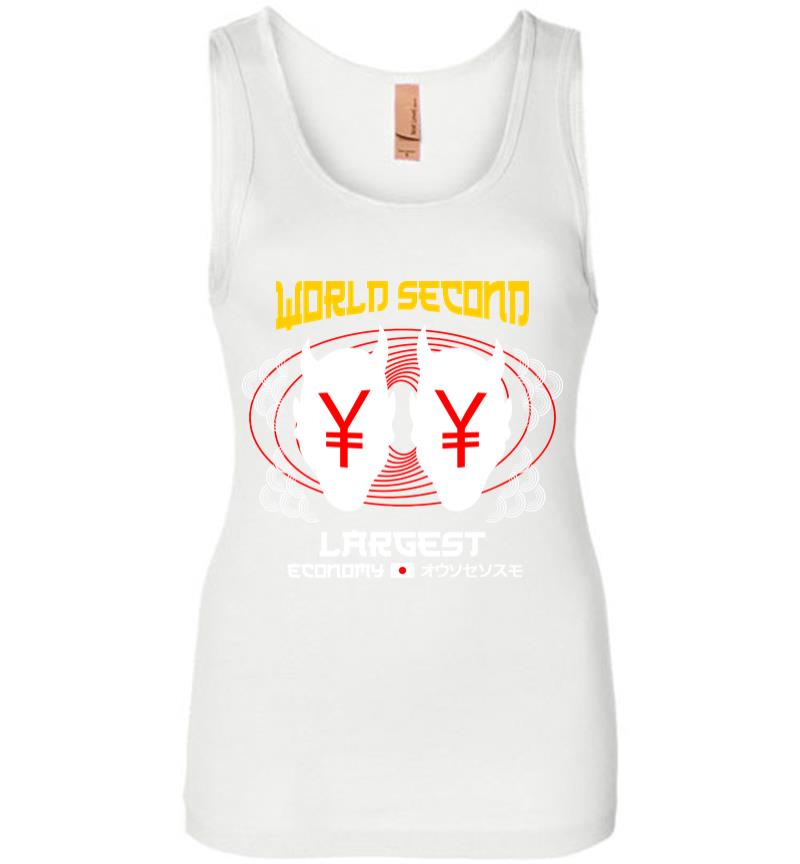 Inktee Store - World Second Largest Economy Women Jersey Tank Top Image