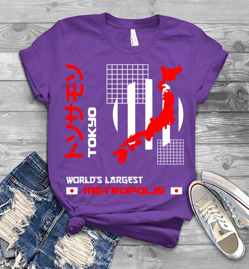 Inktee Store - Worlds Largest Metropolis Men T-Shirt Image