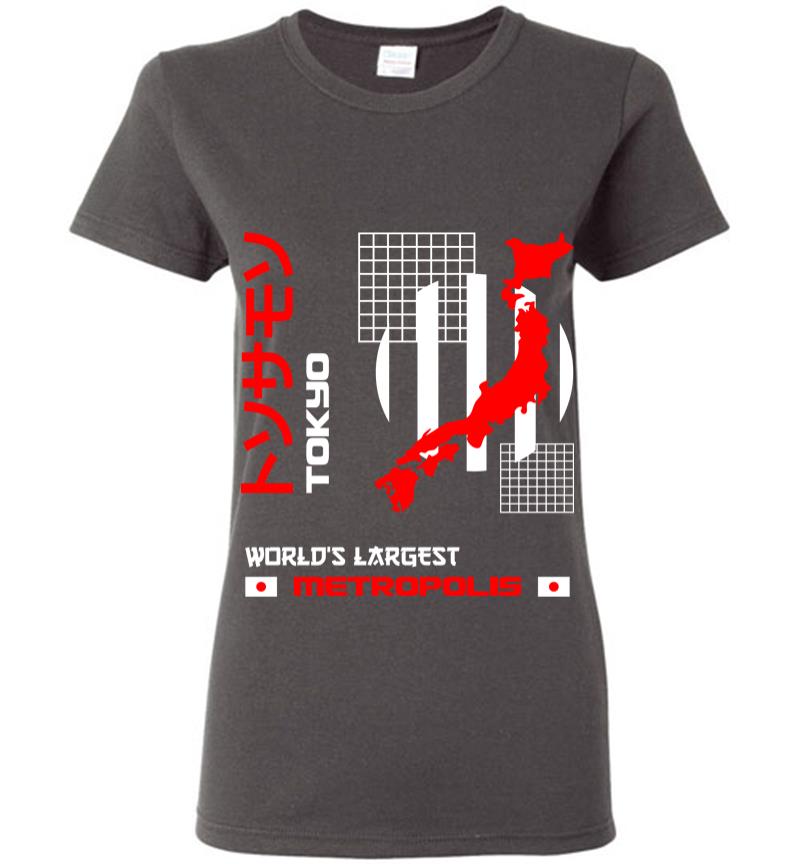 Inktee Store - Worlds Largest Metropolis Women T-Shirt Image