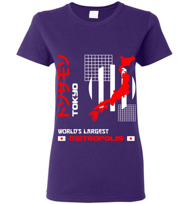 Inktee Store - Worlds Largest Metropolis Women T-Shirt Image