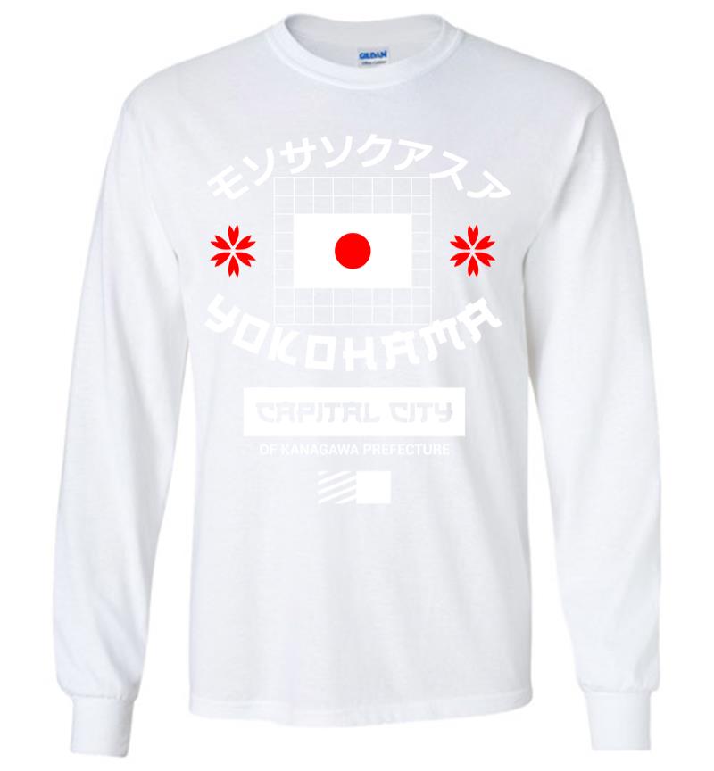 Inktee Store - Yokohama Capital City Long Sleeve T-Shirt Image