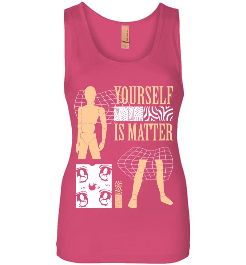 Inktee Store - Yourself Is Matter Women Jersey Tank Top Image