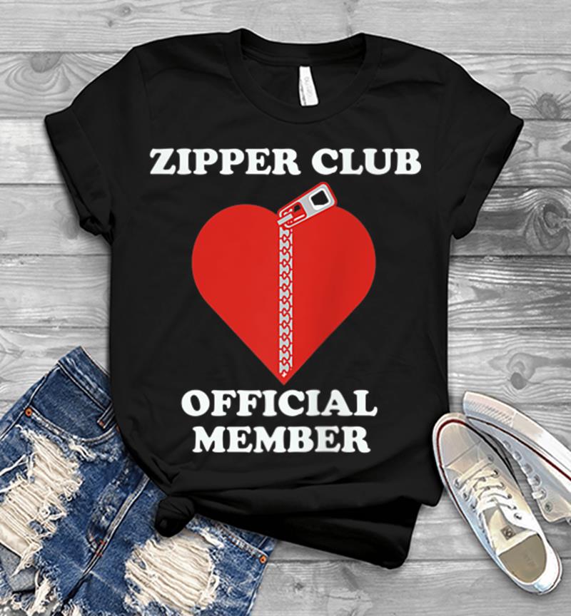 Zipper Club Official Member Open Heart Surgery Mens T-Shirt