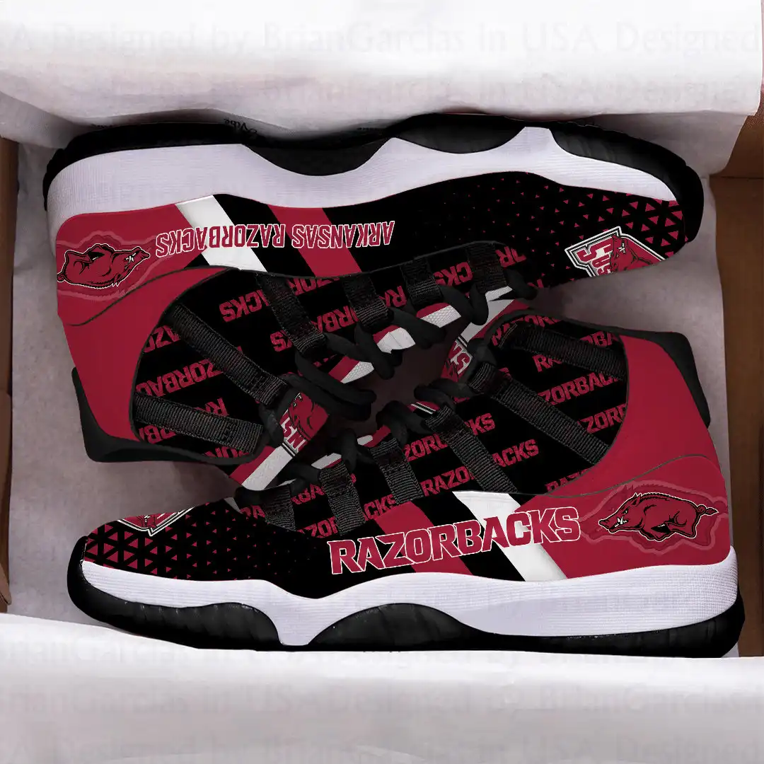 Arkansas Razorbacks Custom Air Jordan 11 Sneakers