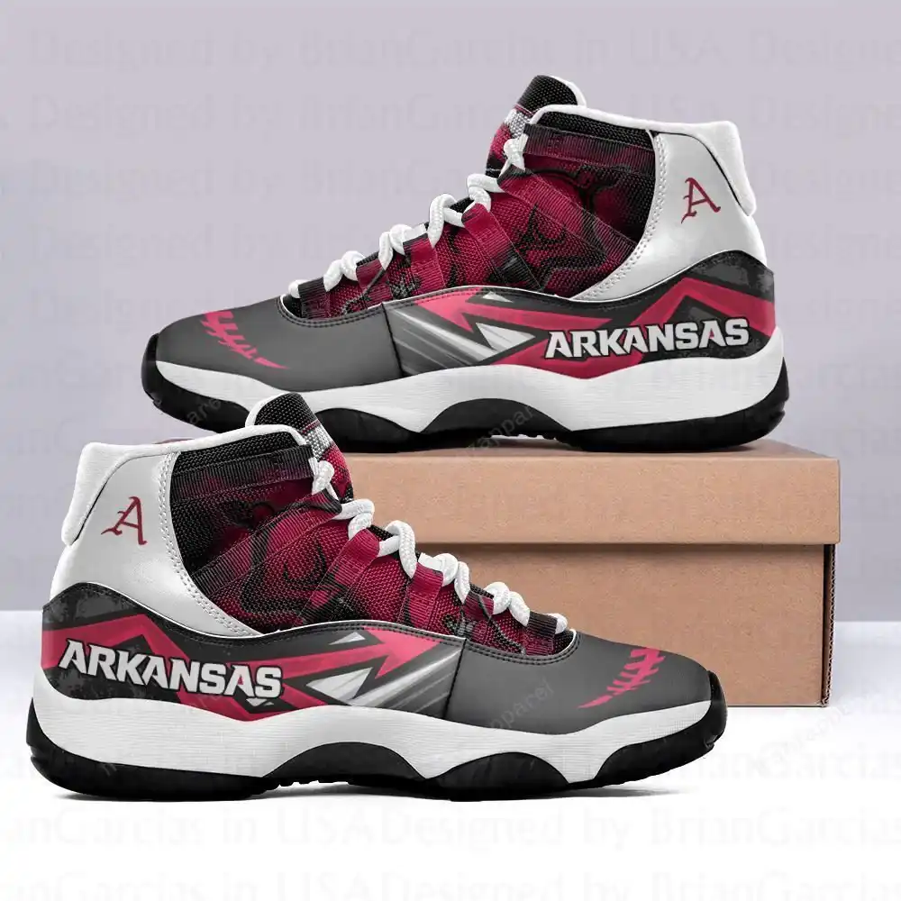 Arkansas Razorbacks Personalized Custom Air Jordan 11 Sneakers