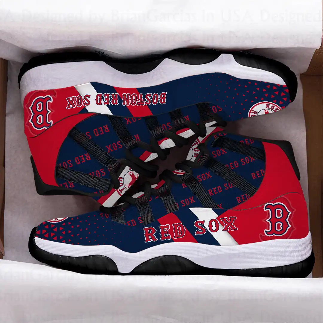 Boston Red Sox Custom Air Jordan 11 Sneakers