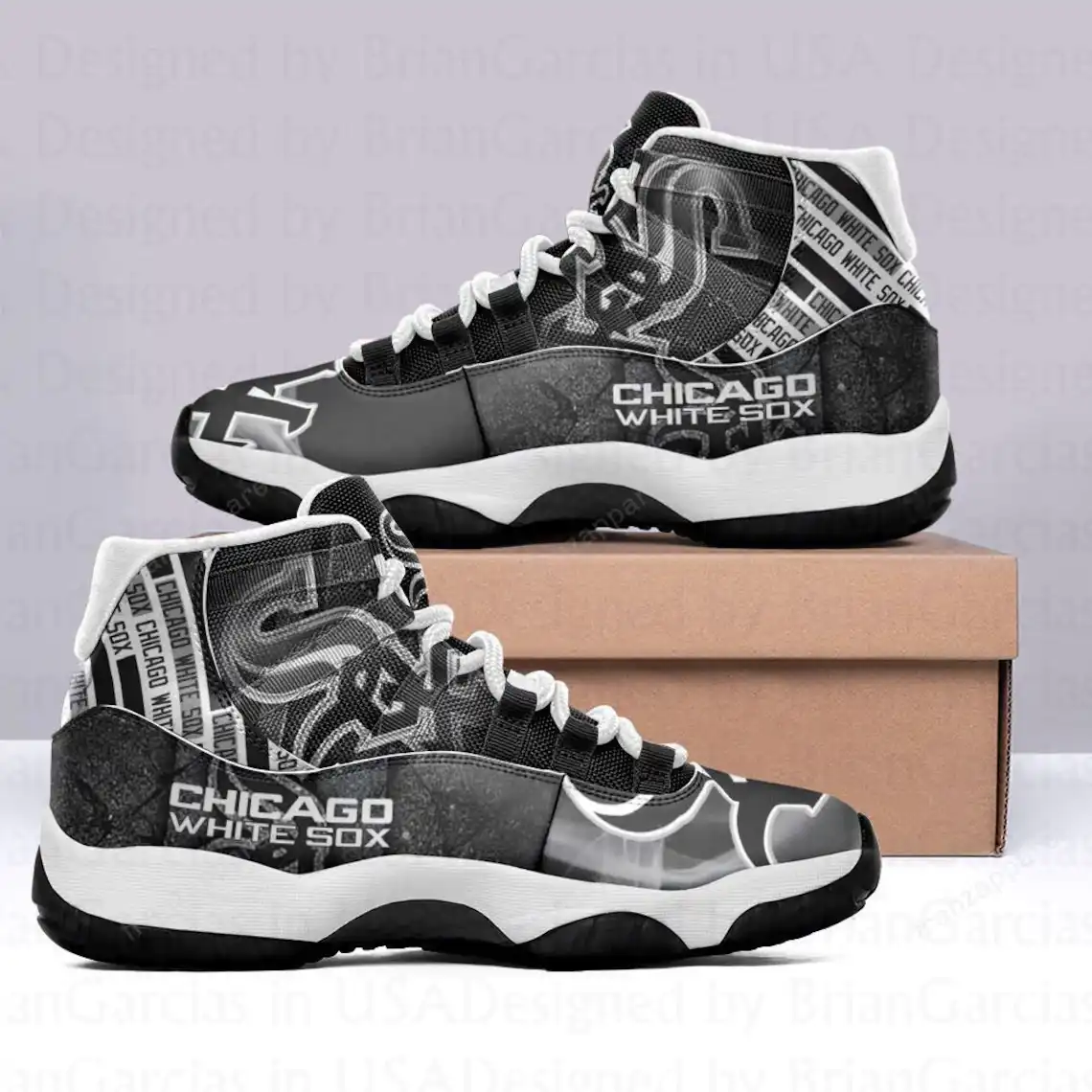 Chicago White Sox Custom Air Jordan 11 Sneakers