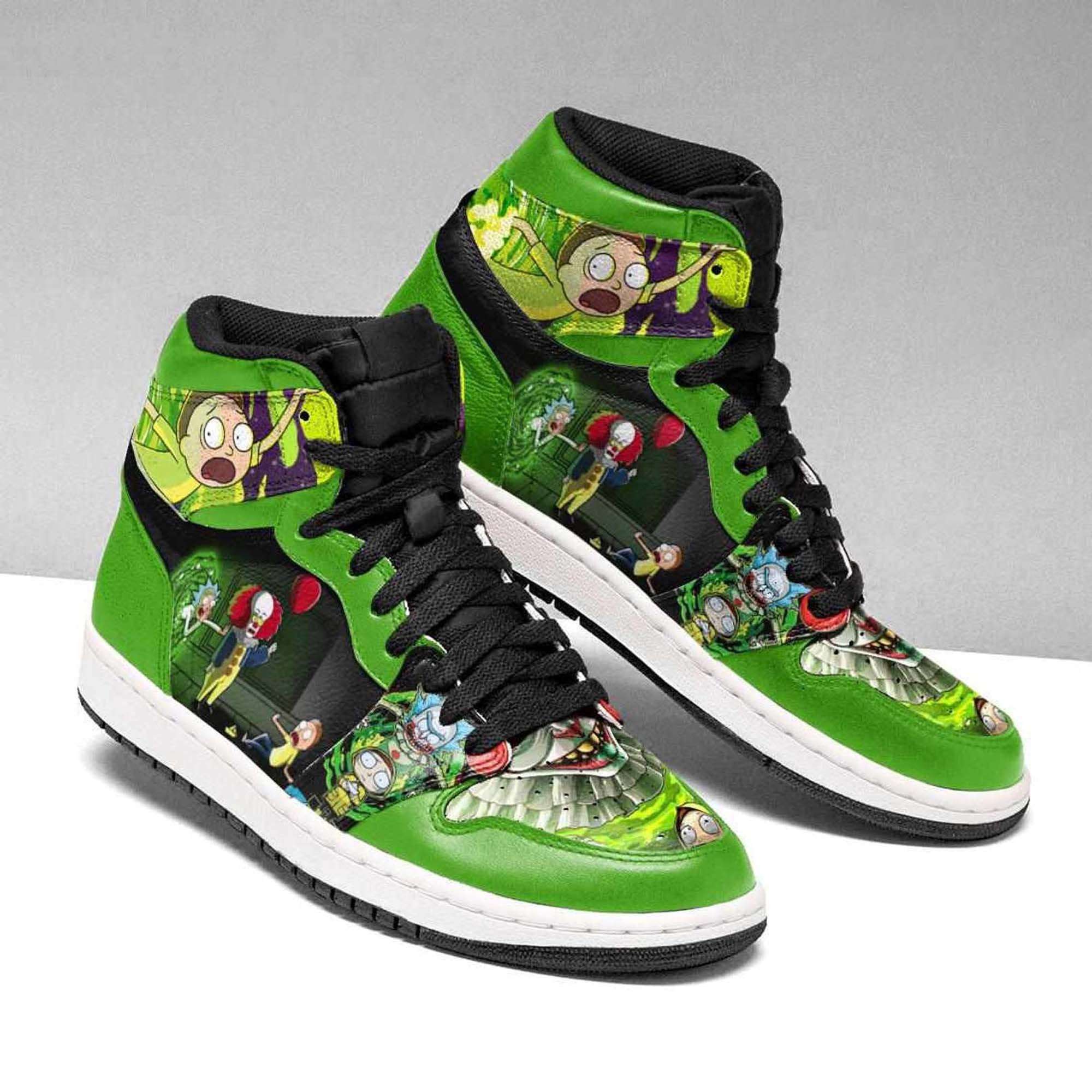 Custom Rick And Morty Personalized Air Jordan Shoes - InkTee Store