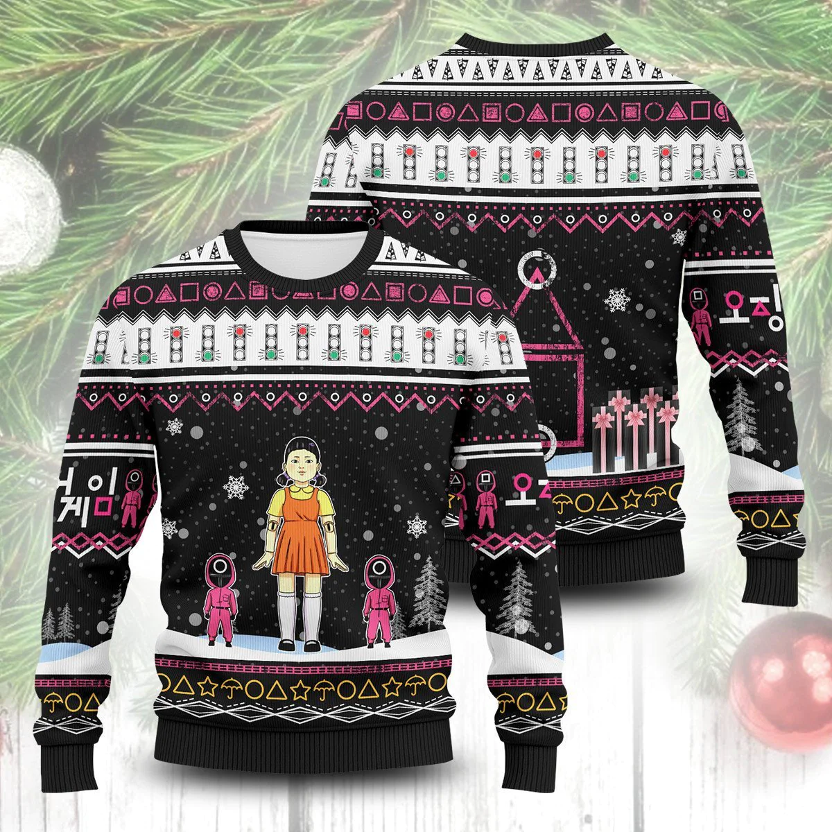 Game Xmas Squid Ugly Sweater