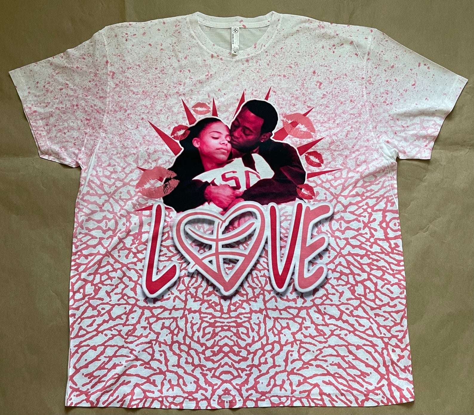Love & Basketball Shirt Kisses Custom 3D All Over Print T-Shirt
