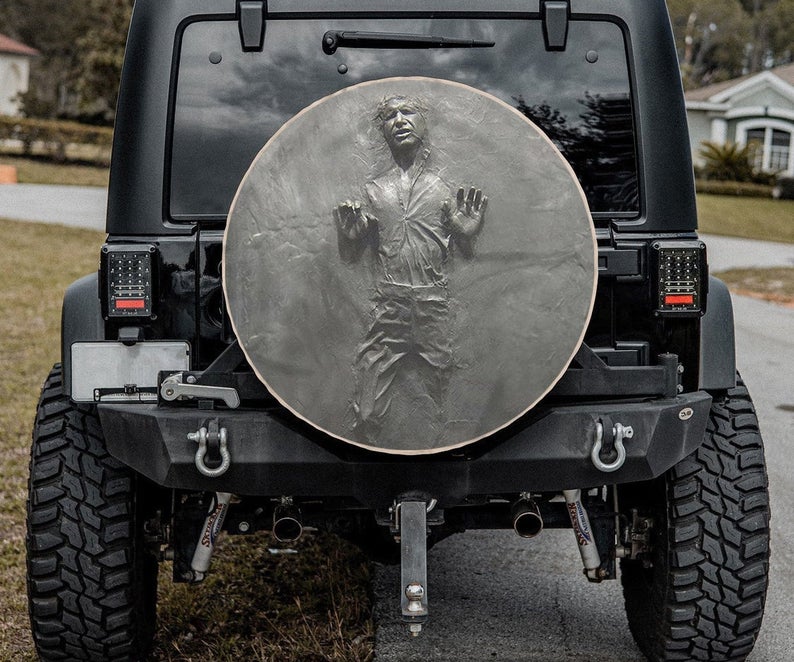 Scary Art Personalized Tire Cover