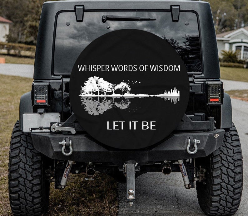 Whisper Words Of Wisdom Personalized Tire Cover